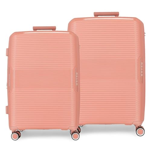 Valise rigide 68/78 cm rose extensible Movom Inari grand volume de 189L TSA