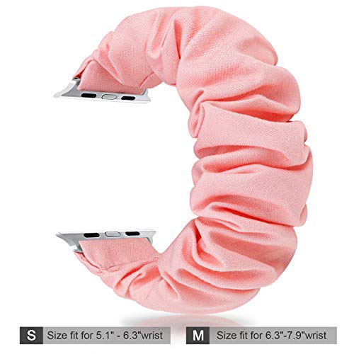 Image of Greatfine Scrunchie Band Compatible with Apple Watch Bands 38mm 40mm 41mm 42mm 44mm 45mm 46mm 49mm Women, Elastic Scrunchie Watch Strap for iWatch Watch Series 11 10 9 8 7 6 5 4 3 2 1 SE 3 2 Ultra 3 2