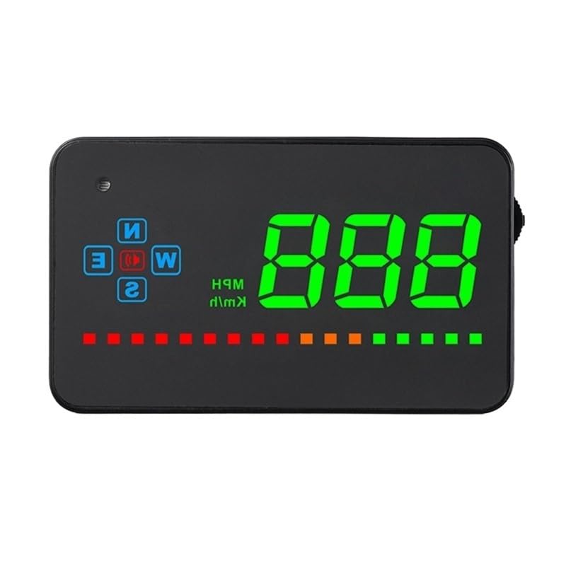 Head Up Display HUD GPS for Parabrisas for Pantalla Frontal Digital for Sistema de Advertencia velocímetro Inteligente