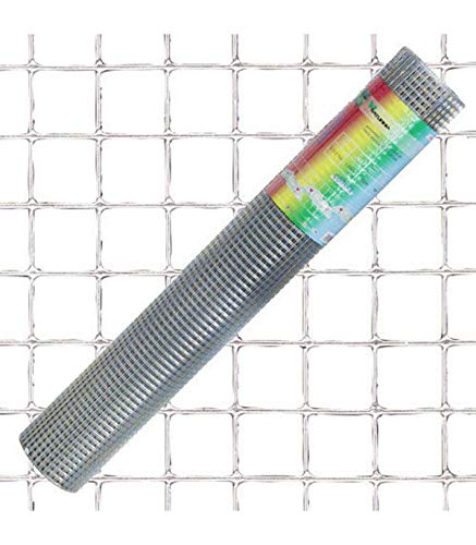 Malla Electrosoldada Galvanizada 6x6 / 100 cm. rollo 10 Metros Uso Domestico