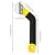 Coitak Tile Grout Saw Angled Grout Saw with 3 Pieces Extra Blades Replacement for Tile Cleaning