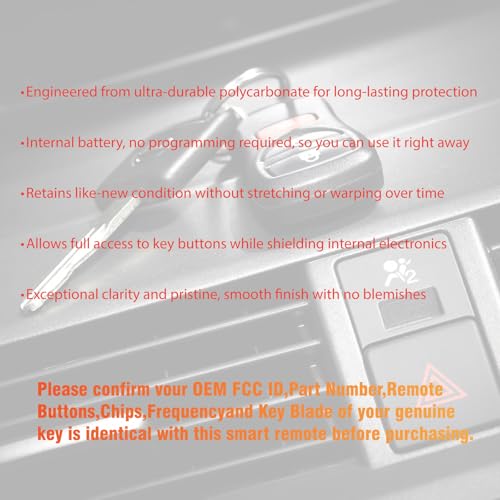 Image of HYQ1ES 433MHz Keyless Entry Remote Car Key Fob Compatible with Sierra 1500 2500 3500 Silverado 1500 2500 3500 2019-2023