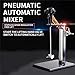 Pneumatic Paint Mixer Machine, 5 Gal/20LPneumatic Paint Mixer Machine Ink Coating Mixing Tool with Stand Coating Blender Paint Mixing Tool Blender Machine