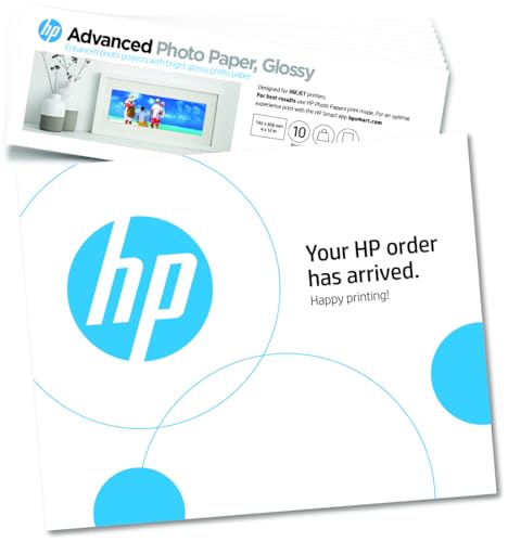 Image of HP Advanced Photo Paper, Glossy, 4x12 in, 10 sheets (49V51A)