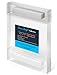 Irra Bay Wall Mount Acrylic Sign Holder with Adhesive, No Drilling, 11" L x 8.5" W, Pack of 6