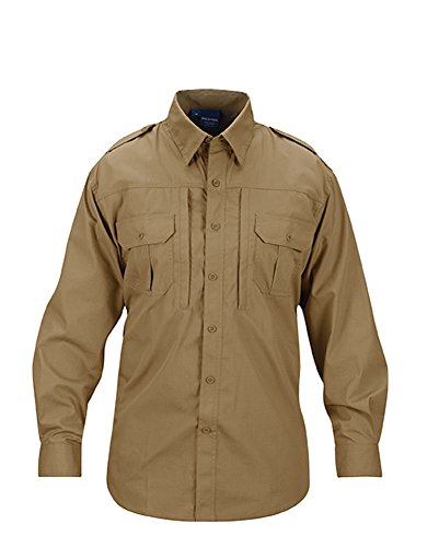 Propper Men's Long Sleeve Tactical Shirt - 3X-Large Long - Coyote