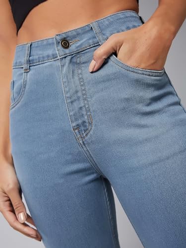 Image of Dolce Crudo Women's High Waist Straight Fit Jeans