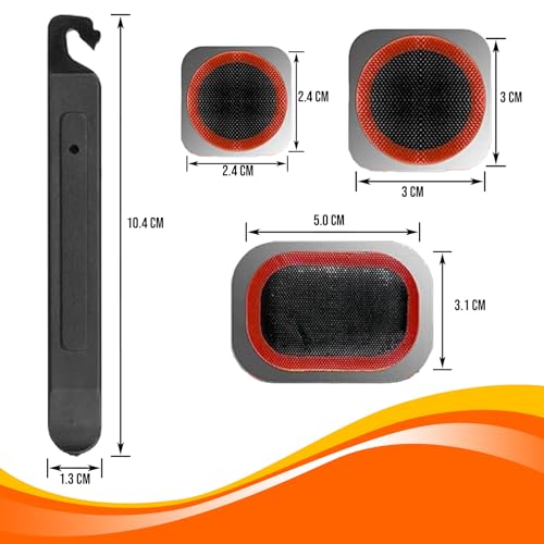 Mobi Lock Kit Reparación Cámara Aire Auto (24 Piezas - Kit de Parche) - imagen 3