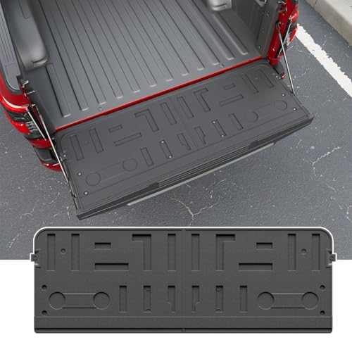 powoq Tailgate Mat Compatible with 2021 2022 2023 2024 2025 2026 Ford F150 Tailgate Cover Tailgate Liner TPE Replacement for 2021 2022 2023 2024 2025 2026 Ford F150 Accessories
