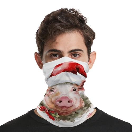 Neck Gaiter Bloqueador de Viento y Máscara Facial Transpirable Cubierta de Rostro con Diseño Sonriente Bandana para Mujer y Hombre para Senderismo y Pesca miniatura 3