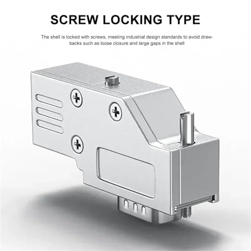 Mini prise de type L à 9 broches DB9 RS232 pour câblage informatique industriel compact - 3