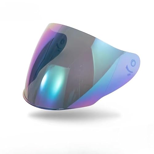 ヘルメットバイザー 1PCS オートバイヘルメットレンズ フルフェイス オートバイヘルメットバイザー UV防止 LS2 OF608 ゴーグル用 フルフェイスヘルメットレンズ(Colorful lenses)