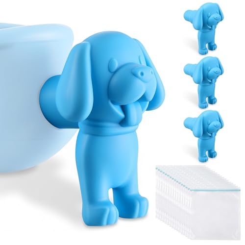 ElectricWise 4 PCS Dog Toy Stopper Insert Accessory Compatible with WEST PAW Toppl Dog Treat Toy Keep Toys Steady and Upright for Filling & Freezing Makes Treat Prep Easy & Clean (Toys Not Included)