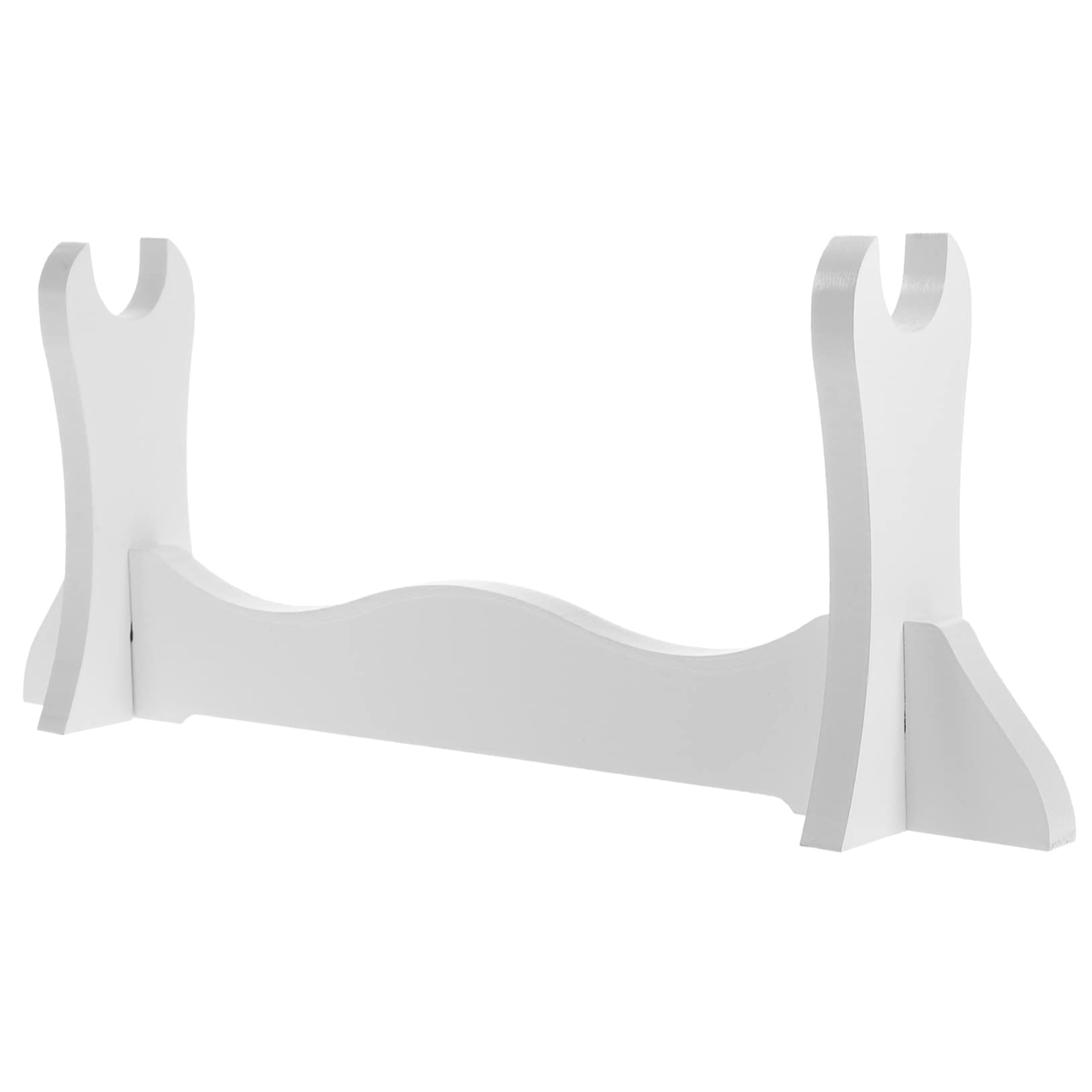 balacoo Medieval Wooden Sword Rack Decorative Display Stand for Simple and Elegant Desktop Holder for Collectors and Home Decor