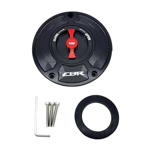 �o�C�N�A�N�Z�T���[ �z���_ CBR600RR F5 CB400 CBR600 CBR1000 CBR250 �L�[���X�I�[�g�o�C�R���K�X�^���N�L���b�v�J�o�[�ɓK�� �K�\�����^���N�L���b�v(Black Red)