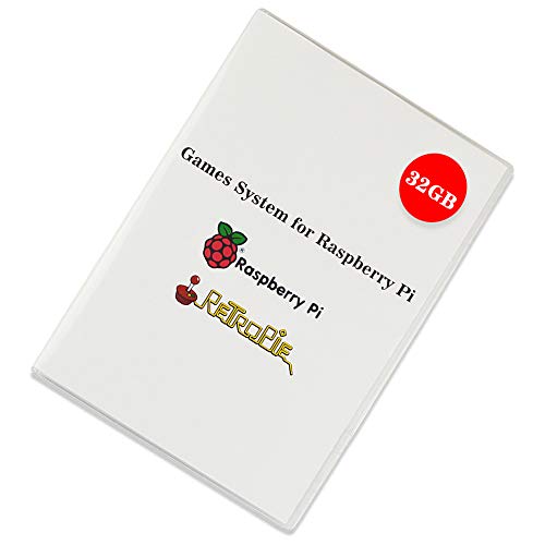 Muluo Retropie Preloaded 32Gb Games Data System with Class 10 Micro SD TF Card Only Work for Raspberry Pi 2B 3B 3B+ Collection with Video Previews & 3D Boxart