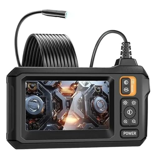 Cámara endoscópica industrial HD1080P boroscopio de 8 mm con pantalla IPS gran angular impermeable