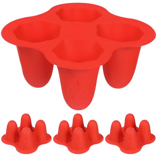 Molde de silicona para hielo temático Halloween 4 piezas miniatura 1