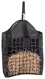 Tough 1 Nylon Hay Tote with Net Front, Black