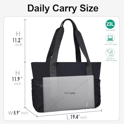 NOL Tote Bag for Women, Lightweight Quilted Puffer Tote Work Bag with Zipper Compartments,Waterproof Puffy Handbag for Travel2