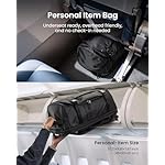 tomtoc Travel Backpack 28L, TSA Friendly Flight Approved Carry-on Luggage, Personal Item Travel Bag, Water-resistant Lightweight Business Rucksack, Durable Bag Fits 16 Inch Laptop - Image 4