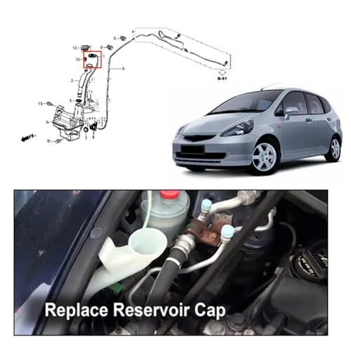 Bouchon lave-glace perdu ? Solution compatible Mazda 3 6 CX-9 - 6