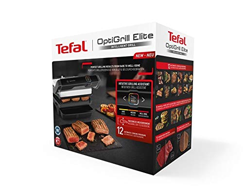 Tefal GC750D OptiGrill Elite contactgrill met grillassistent - Grillboostfunctie - 12 programma's - Afbeelding 5