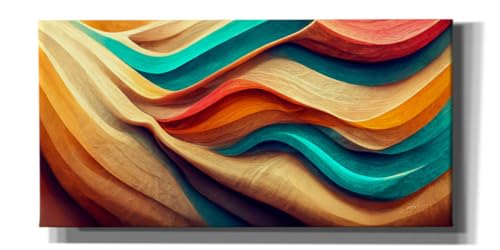 Epic Graffiti 'Colorful Wooden Desert' by Epic Portfolio, Canvas Wall Art, 24