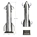 EcoGrowth 1/200 SpaceX Starship Falcon 9 Rocket Model Metal Spacecraft for Collection & Gifts