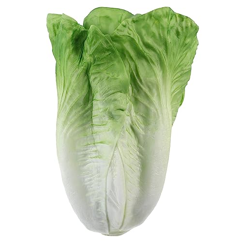 VALICLUD Künstlicher Salatkopf PVC Simulationsgemüse Lebensechte Lebensmitteldeko Für Restaurant Und Fotografie