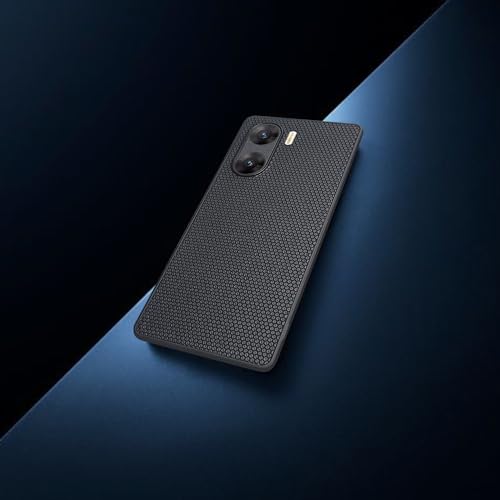 Image of AIBEX Back Cover Compatible with Vivo V27 5G / Vivo V27 Pro 5G Super Frosted Shield Pro Hard Back Soft Border (PC + TPU) Shock Absorb Cover Raised Bezel Camera Protect PC Without Logo Cut