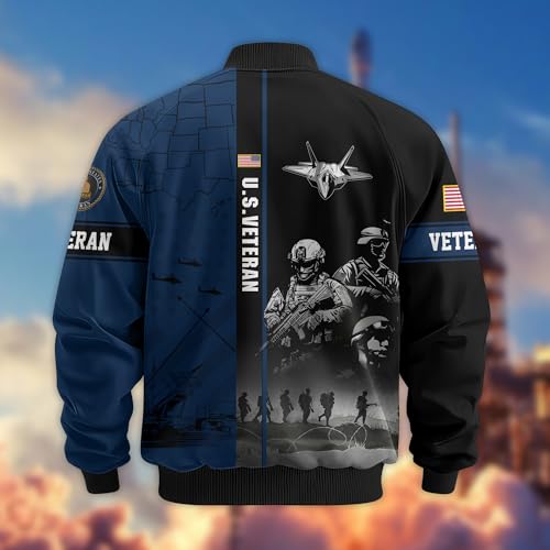 Veterans Jackets - Versatile Mens Outdoor Military Jacket, Patriotic Gift for Men Veterans3