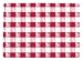 Red Gingham Placemats, 50 Per Pack (13.75" x 9.75")