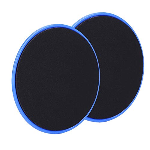 2pcs Ejercicio Deslizante Deslizante Disco Fitness Core Control deslizante con plástico ABS ingeniero Plástico Deporte Entrenamiento corporal completo para alfombras o pisos de madera dura