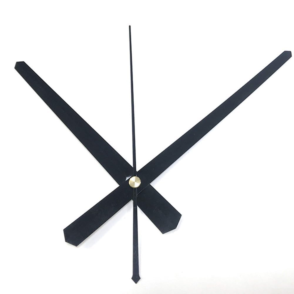 Tools Uhrwerk-Set für große Wanduhren, wichtige Teile für eine einfache Montage (schwarz)