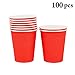 Produktbild Justdolife 100PCS Papierbecher 9oz Einweg Trinkbecher für Saftkühler