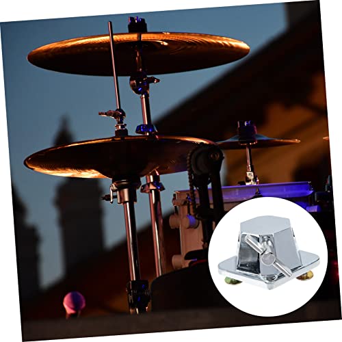Base para pata de tom de percusión con diseño compacto, fácil de almacenar y compatible con tambores tom para principiantes y profesionales miniatura 5