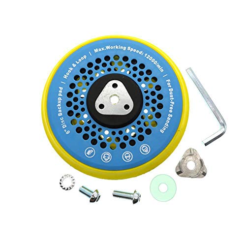 Pad de ponçage 6 pouces 150 mm à 17 trous pour ponceuse orbitale