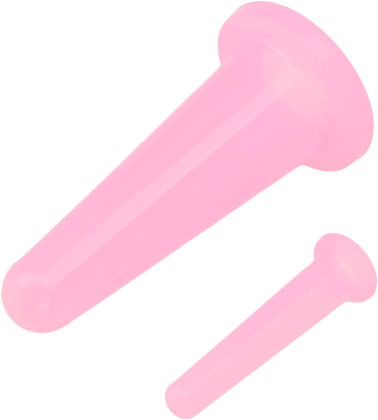 2 Pcs Pink Cupping Set,Mini Silicone Face Cupping Set Vacuum Suction Massage Cups Anti Cup Facial Cupping Set for Adults,Body and Face,Anti Wrinkle,Promotes Sleep Health Care Health Household