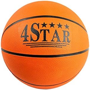 Lastworld Baloncesto unisex para interiores y exteriores, color naranja, talla 7