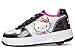 Heelys Girls Kama (Little Big Kid) Wheeled Heel Shoe, Black/White/Pink, 5