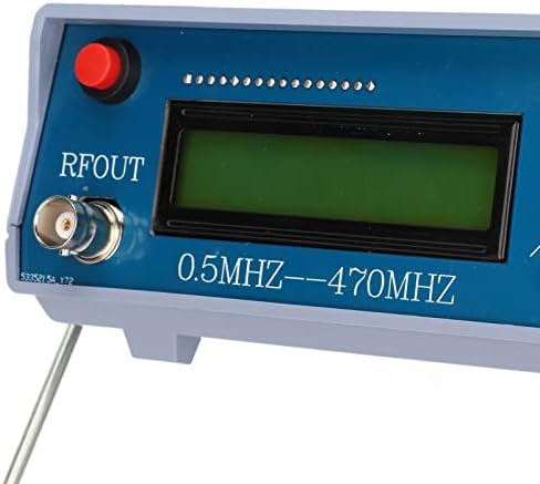 Close-up of the RF output connector labeled RFOUT