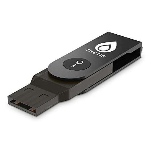 FIDO U2F Security Key, Thetis [Aluminum Folding Design] Universal Two Factor Authentication USB (Type A) for Extra Protection in Windows/Linux/Mac OS, Gmail, Facebook, Dropbox, SalesForce, GitHub