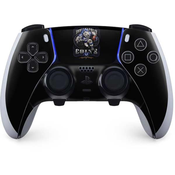 Skinit Decal Gaming Skin Compatible with PS5 DualSense Edge Pro Controller - Officially Licensed Liquid Blue NFL Indianapolis Colts Running Back Design