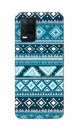 Image of PRINTFIDAA Coloured Tribal Pattern Hard Back Cover for Realme 8 5G / Realme Narzo 30 5G / Realme 8S 5G / Realme V13 5G Back Cover -(P6) KAT1008