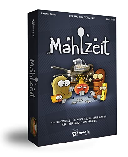 Juego con los Platos típicos alemanes cartas de mesa en italiano Mahlzeit