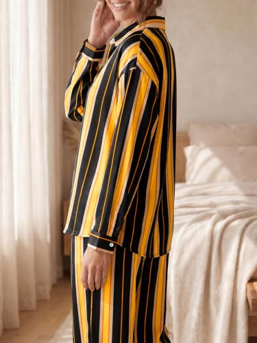 Women's Striped Pajama Set - image 4