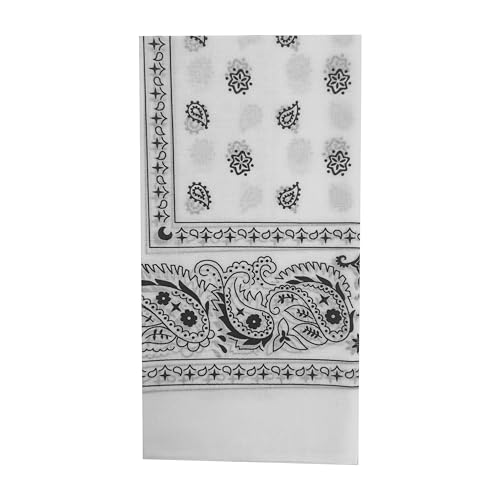 Vamqor 100% Cotton 10 Pack Fine Bandanas