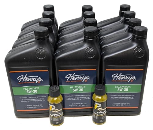 Aceite sintético SAE 5W-30 Henry's caja 12 unidades