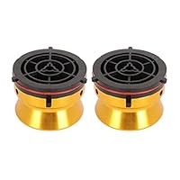 Aluminum Nab Hub Adapter 1 Pair 10 Inch NAB Hub Adapters Polished Aluminum Alloy Opener Universal Loading Device For Studer ReVox For Akai (Grey 1 Pair Nab Hub Adapter